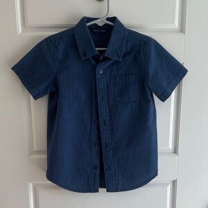 Janie and Jack Navy Kids Button-Down Shirt